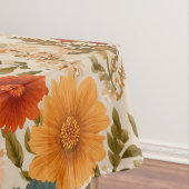 Vintage Daisy Floral Pattern テーブルクロス (インサイチュ)