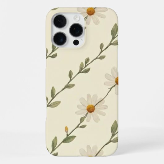 Vintage Daisy Vine Phone Case  iPhoneケース (裏面)