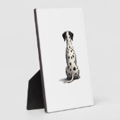 Vintage Dalmatian Dog From Behind Illustration Min フォトプラーク (側面)