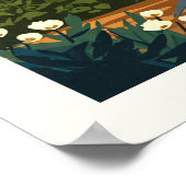 Vintage Daly City California ポスター (角)