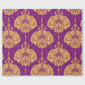 Vintage damask ornamental seamless pattern ラッピングペーパー (フラット)