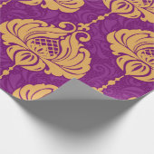 Vintage damask ornamental seamless pattern ラッピングペーパー (角)