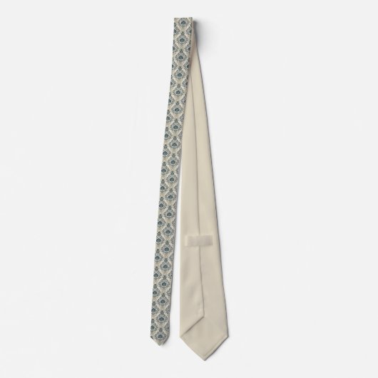 Vintage Damask Pattern - Neck Tie ネクタイ (裏面)