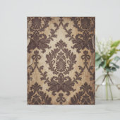 Vintage Damask shabby chic scrapbook paper (スタンド正面)