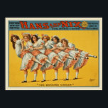 Vintage Dance Troop Advertisement ポスター<br><div class="desc">Vintage Dance Troop Advertisement</div>