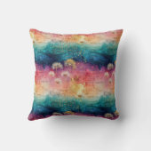 Vintage Dandelion Abstract Pattern (1) クッション (裏面)