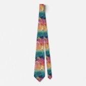 Vintage Dandelion Abstract Pattern (1) ネクタイ (正面)