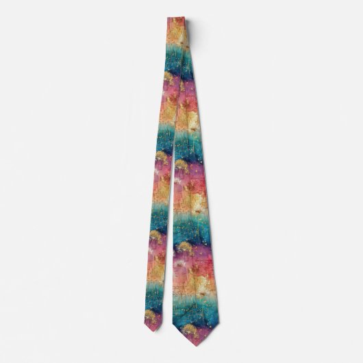 Vintage Dandelion Abstract Pattern (1) ネクタイ (裏面)