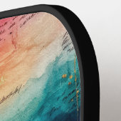 Vintage Dandelion Abstract Pattern (1) ピックルボールラケット (左詳細)