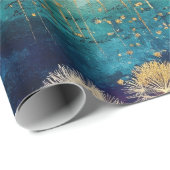 Vintage Dandelion Abstract Pattern (1) ラッピングペーパー (ロールコーナー)