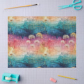 Vintage Dandelion Abstract Pattern (1) 薄葉紙 (クラフト)