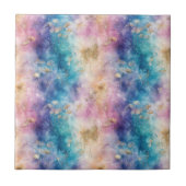 Vintage Dandelion Abstract Pattern (2) タイル (正面)