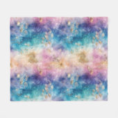 Vintage Dandelion Abstract Pattern (2) フリースブランケット (正面(横))