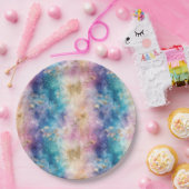 Vintage Dandelion Abstract Pattern (2) ペーパープレート (パーティー)