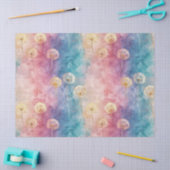 Vintage Dandelion Abstract Pattern (3) 薄葉紙 (クラフト)