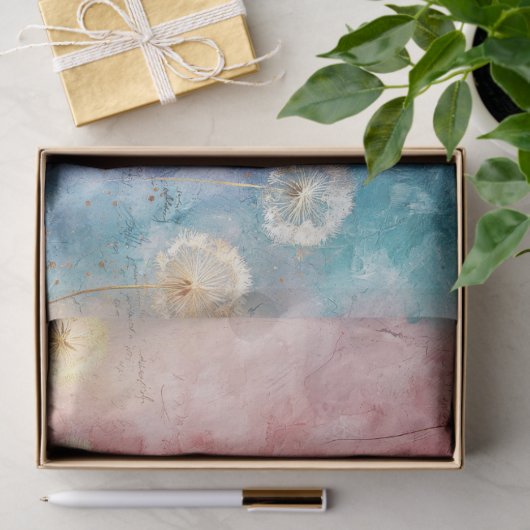 Vintage Dandelion Abstract Pattern (3) 薄葉紙 (ギフト)