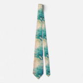 Vintage Dandelion Abstract Pattern (4) ネクタイ (正面)