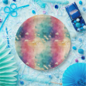 Vintage Dandelion Abstract Pattern (4) ペーパープレート (パーティー)