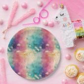 Vintage Dandelion Abstract Pattern (4) ペーパープレート (パーティー)