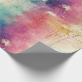 Vintage Dandelion Abstract Pattern (4) ラッピングペーパー (角)