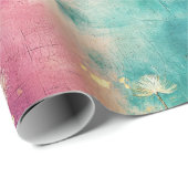 Vintage Dandelion Abstract Pattern (4) ラッピングペーパー (ロールコーナー)