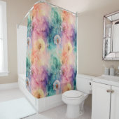 Vintage Dandelion Abstract Pattern (5) シャワーカーテン (インサイチュ)