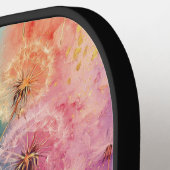 Vintage Dandelion Abstract Pattern (5) ピックルボールラケット (左詳細)