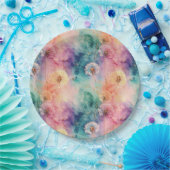 Vintage Dandelion Abstract Pattern (5) ペーパープレート (パーティー)