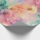 Vintage Dandelion Abstract Pattern (5) ラッピングペーパー (角)