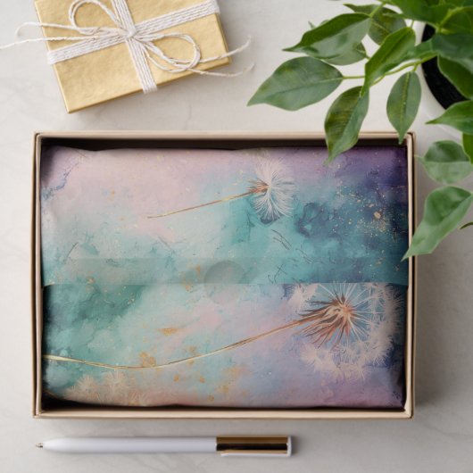 Vintage Dandelion Abstract Pattern (5) 薄葉紙 (ギフト)