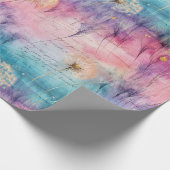 Vintage Dandelion Abstract Pattern (6) ラッピングペーパー (角)