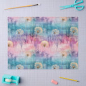 Vintage Dandelion Abstract Pattern (6) 薄葉紙 (クラフト)