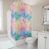 Vintage Dandelion Abstract Pattern (7) シャワーカーテン (インサイチュ)