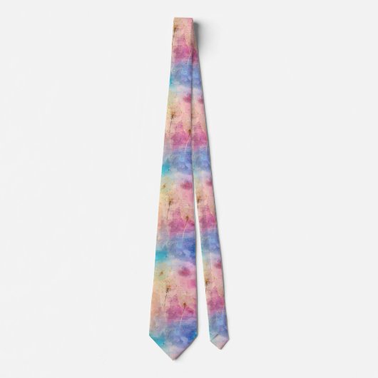 Vintage Dandelion Abstract Pattern (7) ネクタイ (正面)