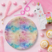 Vintage Dandelion Abstract Pattern (7) ペーパープレート (パーティー)