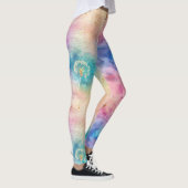 Vintage Dandelion Abstract Pattern (7) レギンス (右)