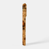 Vintage Dark Academia Aesthetic Patterns iPhoneケース (右側面)