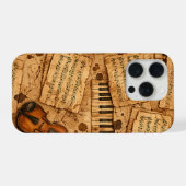 Vintage Dark Academia Aesthetic Patterns iPhoneケース (裏面横)