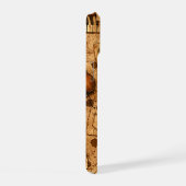 Vintage Dark Academia Aesthetic Patterns iPhone 15ケース (右側面)