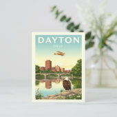 Vintage Dayton Ohio ポストカード (スタンド正面)