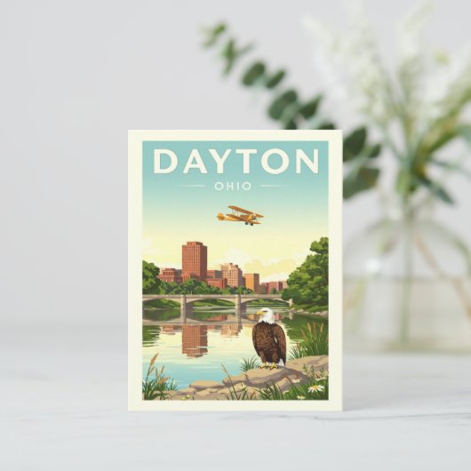 Vintage Dayton Ohio ポストカード (スタンド正面)