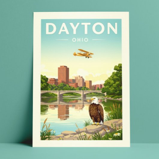 Vintage Dayton Ohio ポストカード