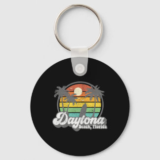 Vintage Daytona Beach Florida Surfing Retro 70's S キーホルダー