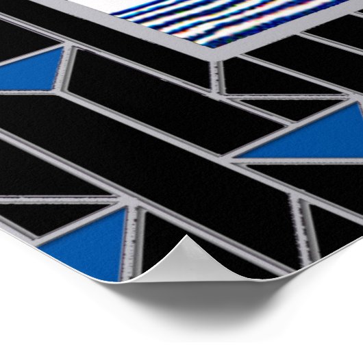 Vintage Deco Lady ポスター (角)