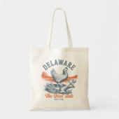 Vintage Delaware Souvenir Reusable Bag トートバッグ (正面)