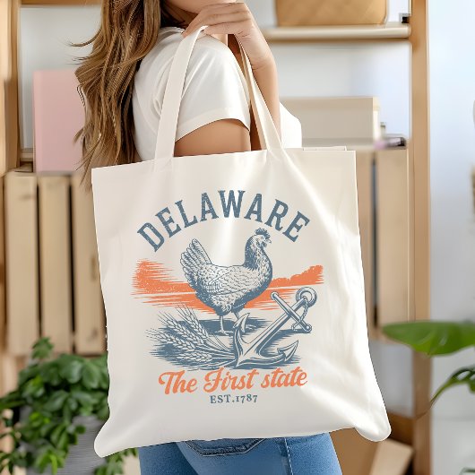 Vintage Delaware Souvenir Reusable Bag トートバッグ