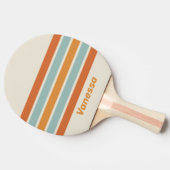 Vintage Desert Flower Across Striping with Name 卓球ラケット (横)