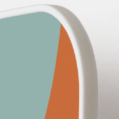 Vintage Desert Flower Circle Stripe with Name ピックルボールラケット (左詳細)