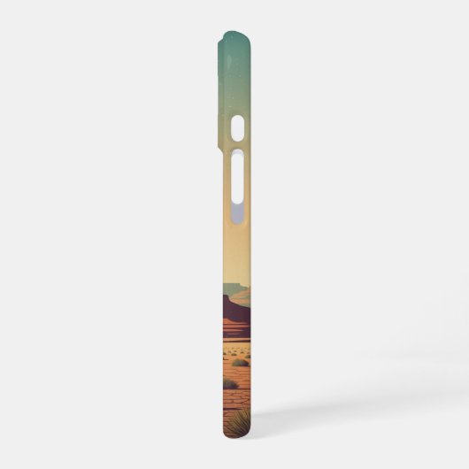Vintage Desert Plateau iPhone 16ケース (左側面)