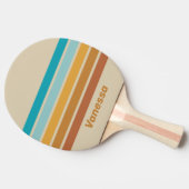 Vintage Desert Rainbow Across Striping with Name 卓球ラケット (横)